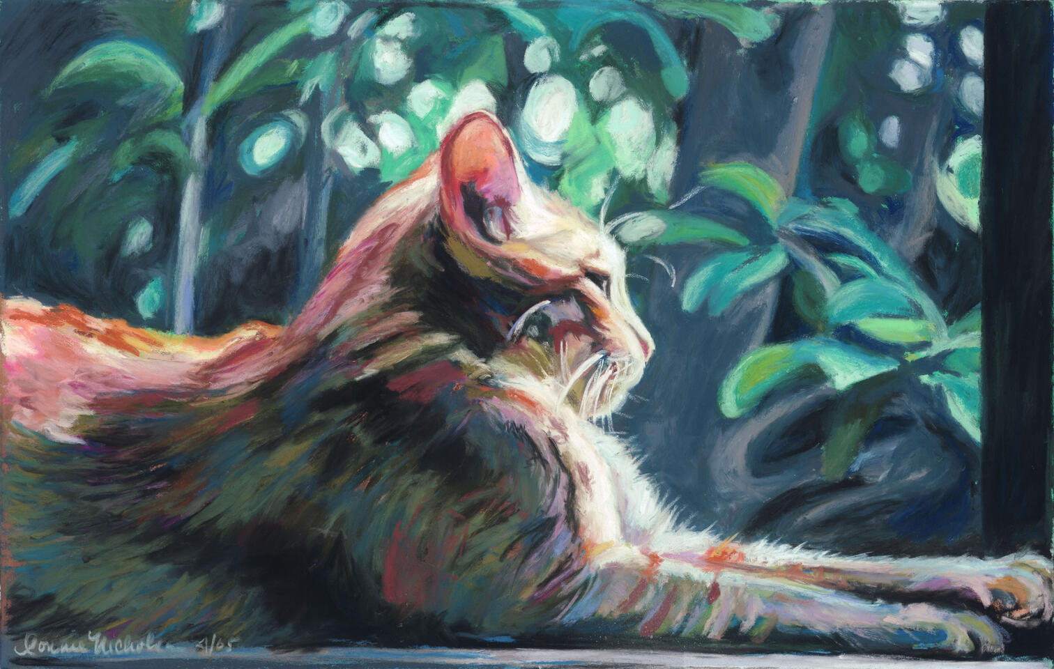 Morning Sunlight, pastel